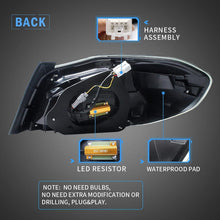 Clear Lens LED Tail Lights For 2015-2021 Subaru WRX & Subaru WRX STI
