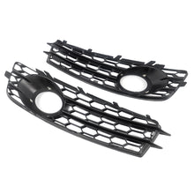 Gloss Black Front Fog Light Grille Fog Lamp Grill For Audi A3 8P S Line 2009-2012