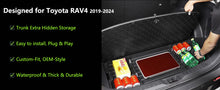 SUV Trunk Organizer Insert Cargo Hidden Storage Box Bins for Toyota RAV4 2019-2024