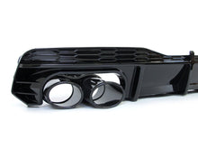 Gloss Black Rear Diffuser Exhaust Tips For AUDI A7 C8 S-line S7 2019-2024 di180