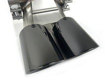 Black Triple Exhaust Tip For Porsche 718 Cayman Boxster Base/T/S/GTS 2.0/2.5L 2017-2025