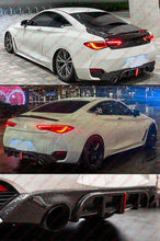 Carbon Fiber Honeycomb Rear Diffuser for 2017–2022 Infiniti Q60