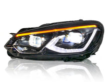 Full LED Headlights With Start-up Animation for Volkswagen Golf MK6 TSI TDI GTD LPG w/ Sequential 2009-2013