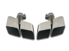 Chrome Square Exhaust Tips for Audi Q7 3.0L Gasoline 2016–2019 | 55mm Inlet