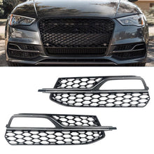 Chrome Front Fog Light Grill Cover For AUDI A3 8V S-Line S3 2013-2016