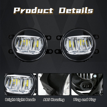 LED DRL Daytime Running Light Fog Lamp Set for Toyota Camry SE XSE 2018-2020