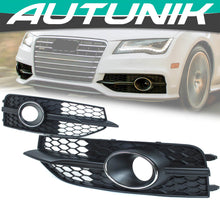 Left+Right Front Bumper Lower Fog Light Cover Grille for Audi A7 S-Line / S7 2012–2015