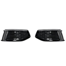 Left & Right Fog Light Grille Cover Trim For Audi A6 C8 Non-Sline 2019–2025