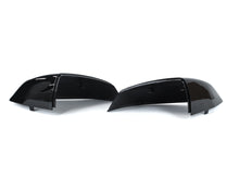 Glossy Black Side Mirror Cover Caps for Audi Q5 SQ5 2018–2025 No Side Assist
