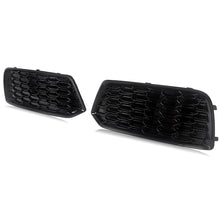 Left+Right Honeycomb Front Fog Light Grille Bezels For Audi Q5 Non-Sline 2018 2019 2020