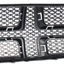 Black Front Bumper Textured Upper Grille For 2014-2020 Dodge Durango CH1202104