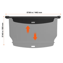 Retractable Rear Cargo Cover For Jeep Grand Cherokee 2-Row 2022–2024 Security Shield