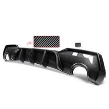 Carbon Look Rear Diffuser w/ LED For BMW G22 G23 430i 440i M Sport 2020-2024