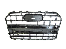 Black Front Hood Grille For AUDI A6 C7.5 S6 2016-2018 fg178
