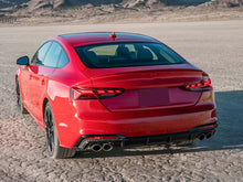 Gloss Black Rear Bumper Diffuser + Exhaust Tips for Audi S5 A5 B9.5 S-line 2020-2024