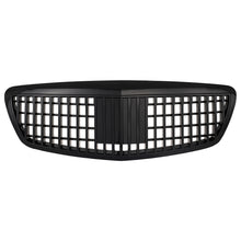 Fit For 2005-09 S-Class W221 Front Grille Gloss Black W/ ACC & W/ Camera Hole