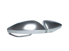 Matte Chrome Side Mirror Cover Caps For Audi A6 C8 S6 A7 4K S7 2019-2023 w/o Lane Assist mc70