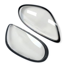 Pair Headlight Clear Lens Cover Cap For Porsche 981 Boxster Cayman 2014-2016