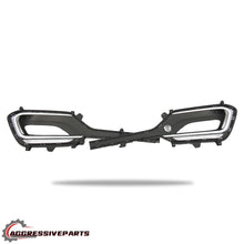 2pcs Front Fog Light Bezels For 2017-2018 Hyundai Santa Fe Sport (2.0L Only)