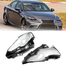 Left + Right Clear Headlight Lens Cover Pair for 2013–2016 Lexus IS250 IS300 IS350