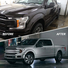 Full LED Black Headlights For 2018-2020 Ford F150 Front Lamps F-150 DRL