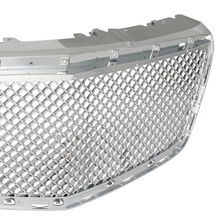 Chrome Front Upper Mesh Grille for 14-19 Cadillac CTS Sedan No Camera Mount