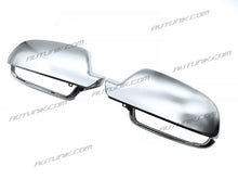 Matt Chrome Side Mirror Cover Caps Replace for AUDI A4 B8.5 S4 A5 8T S5 RS5 2013-2016 With Lane Assist mc14