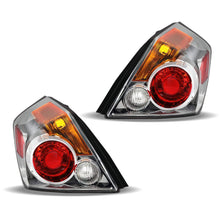 Left+Right For 2007-2012 Nissan Altima Rear Lamp Tail Lights Assembly Pentagonal Eyes Rear Lamp No Bulb