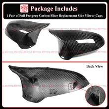 Full Dry Carbon Fiber Replacement Mirror Cover For BMW F80 M3 F82 F83 M4 F87 M2C