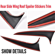 Gloss Black Rear Side Window Spoile For BMW X4 G02 2019-2021