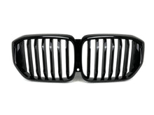 For BMW X5 G05 2024-2026 LCI Front Kidney Grill Grille Gloss Black Single Slat