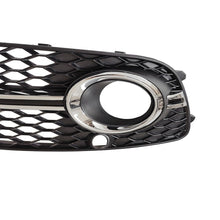 Front Fog Light Grill Grille Cover for AUDI SQ5 Q5 S-Line 2013-2017