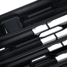 Chrome/Black Front Bumper Upper Grille For 2024-2025 Nissan Sentra S SV 62310-6LY0A