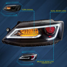 Demon Eyes LED Headlights For 2011-2018 Volkswagen VW Jetta w/Sequential