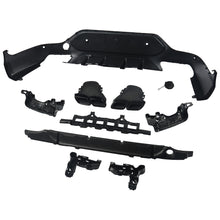 Gloss Black Rear Diffuser Exhaust Tips for Mercedes GLC X253 C253 Coupe GLC300 GLC43 2019-2022