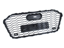 Gloss Black Honeycomb Front Grille for Audi A6 C8 S6 2019-2025 fg254