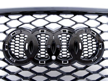 For Audi Q7 2005-2015 Front Bumper Radiator Vent Mesh Grille Grill Gloss Black