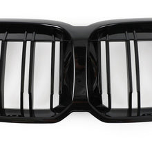Gloss Black Front Kidney Hood Grille For BMW F40 1-Series 2020-2024