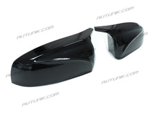 Gloss Black Side Mirror Cover Caps For BMW X5 X6 E70 E71 mc105