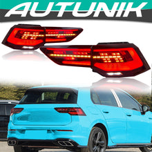 Pair LED Sequential Tail Lights For VW Volkswagen Golf 8 Mk8 TSI TDI 2021-2024