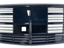 Gloss Black Front Bumper Grille for Mercedes W223 Sedan S400 S500 S450 S580 2021-2024