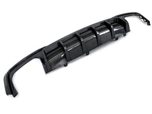Carbon Look Difffuser + Black Exhaust Tips For AUDI A7 C8 S-line 2019-2024 di154