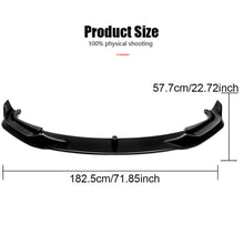 Gloss Black Front Lip Bumper Splitter For BMW 8 Series G14 G15 G16 M-Sport 2020-2024