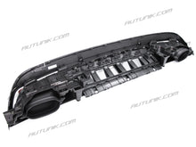 Rear Diffuser & Silver Exhaust Tips For Mercedes W205 Sedan C300 C450 C43 AMG 2015-2021 di4