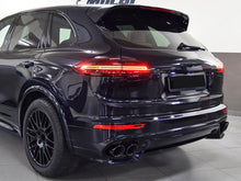 Black Exhaust Tips Sport Tailpipe (Long) for Porsche Cayenne 958.2 V6 V8 2015-2018 et105