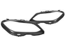 Left+Right Clear Headlight Lens Cover For 2014-2016 Mercedes W212 E250 E300 E350 E400 E63