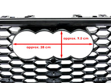 Honeycomb Grille + Fog Light Cover For Audi A7 C7.5 S-line S7 2016 2017 2018