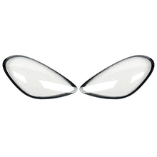 Left+Right Headlight Lens Replacement Covers for 2014 2015 2016 Porsche Cayman/Boxster 981
