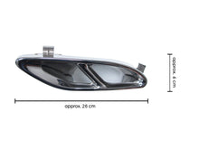Chrome/Black Exhaust Tips for Mercedes W212 W205 Sedan Coupe C207 W166 W253
