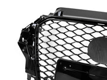 RS3 Style For 2014-2016 Audi A3 S3 8V Front Grille Grill Gloss Black Replacement